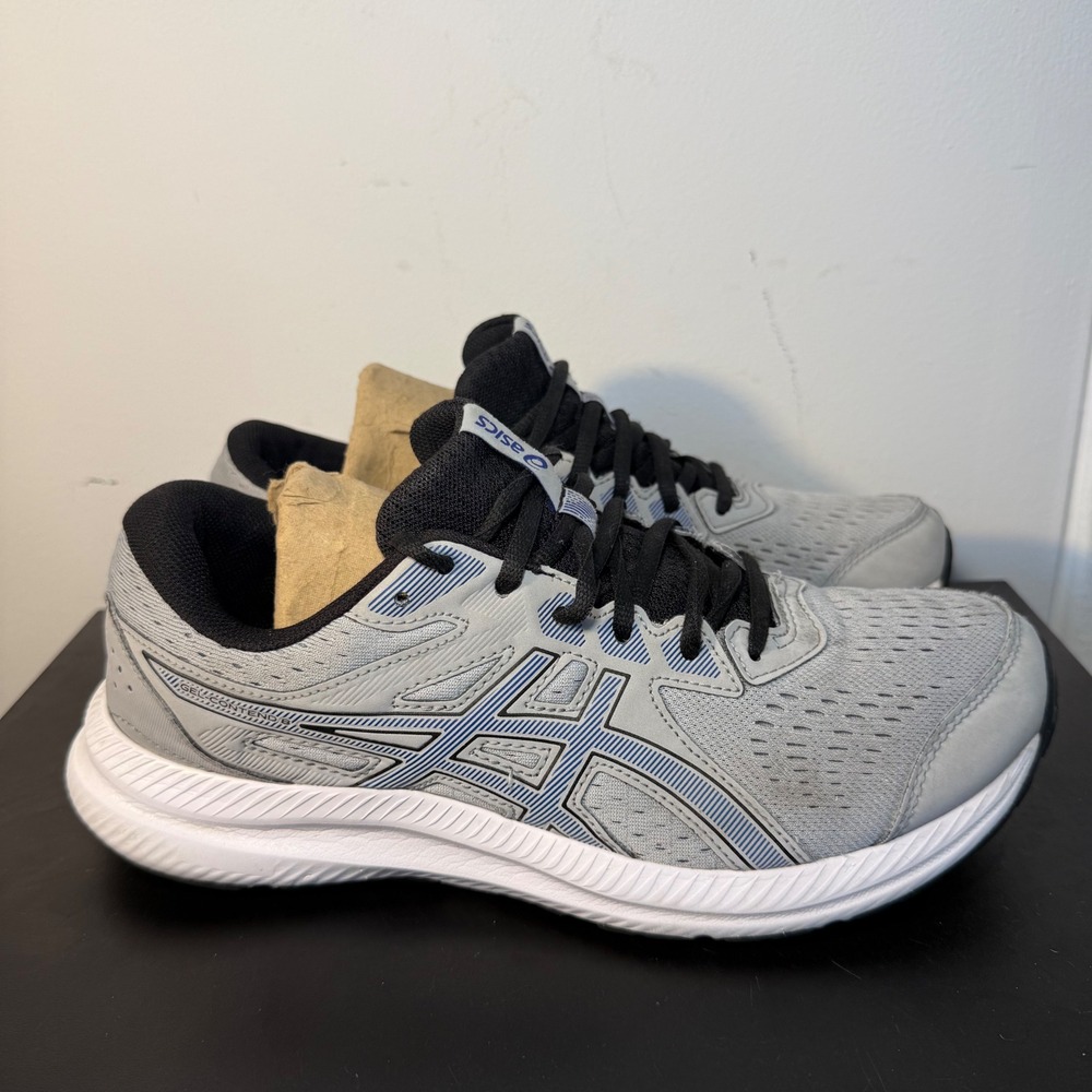 Asics Gel-Contend 8 Mens Running Shoes Piedmont Grey Black 1011B492 Size 8.5